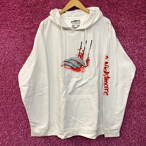 A Nightmare On Elm Street Freddy Krueger Book Cover Horror Hoodie 2XL - Picture 1 of 5